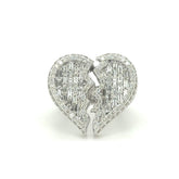 Broken Heart Diamond Ring - White Carat - USA & Canada